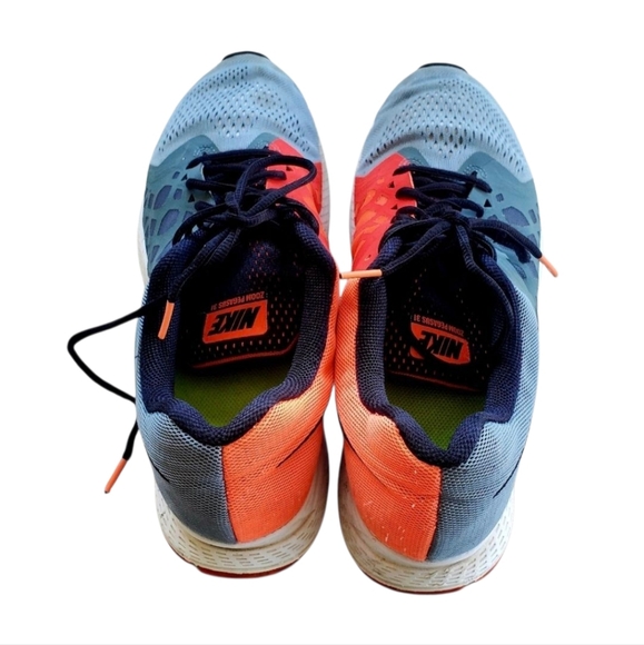 Nike Zoom Pegasus 31 Men’s Size 12 Dark Gray/Orange  Running Shoes - Picture 5 of 14